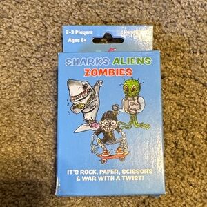 Sharks Aliens Zombies Card Game